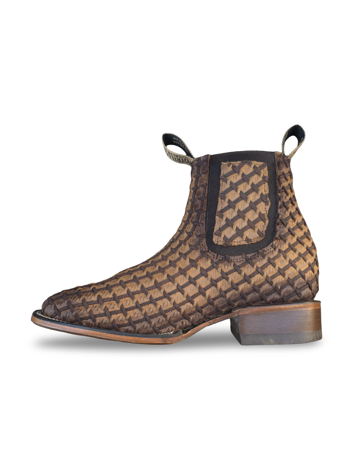 BOTIN DE PETATILLO/TAPETILLO COLOR MIEL (potrillo salvaje)