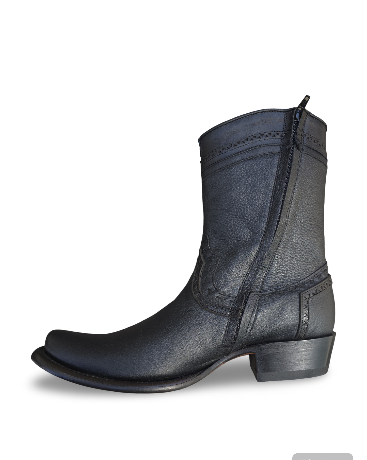 DUBAI BOOT SHORT DEER BLACKT (WILD WEST BOOTS)