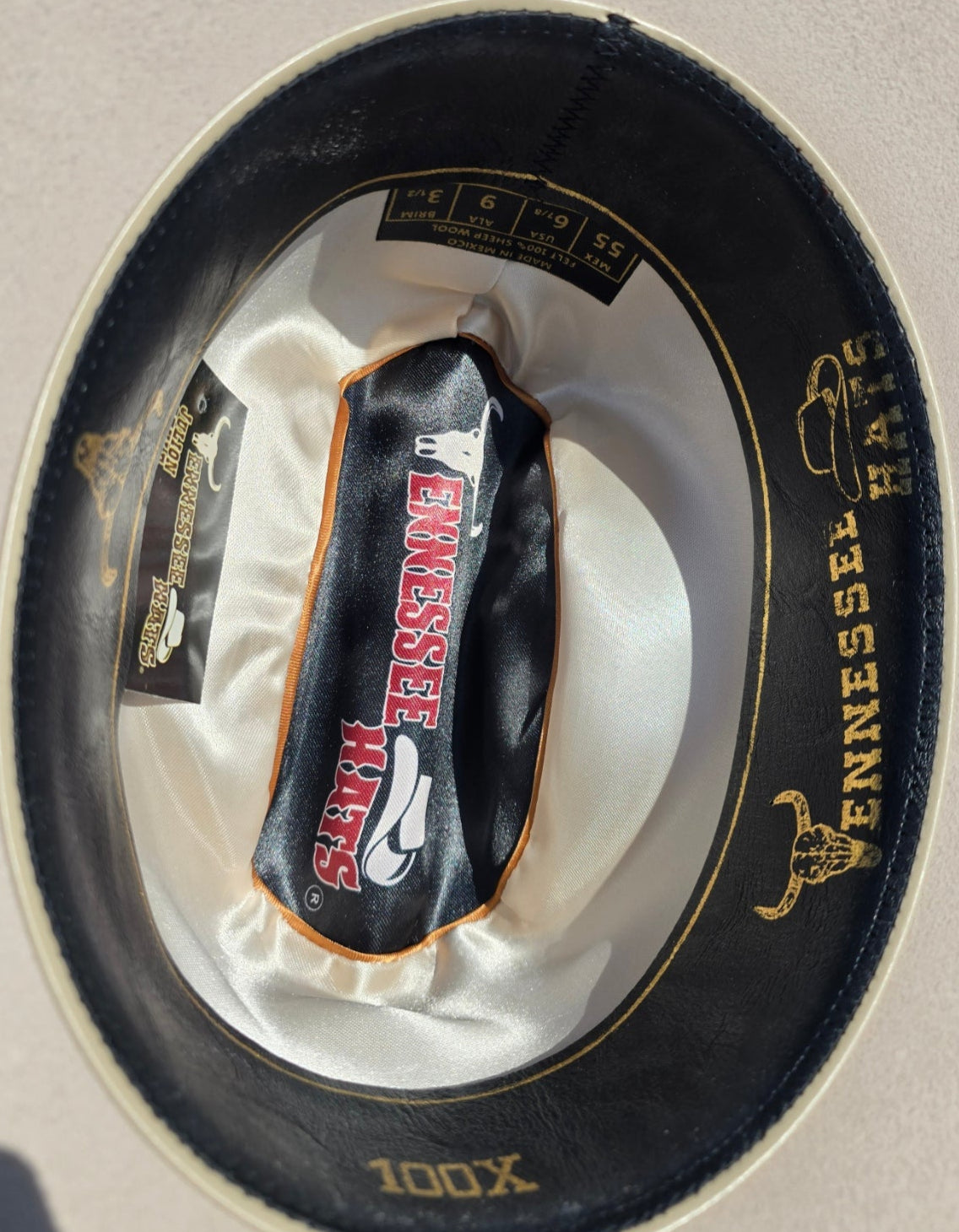 TEXANA (FELT HAT) TENNESSEE 100X JULION SILVER BELLY