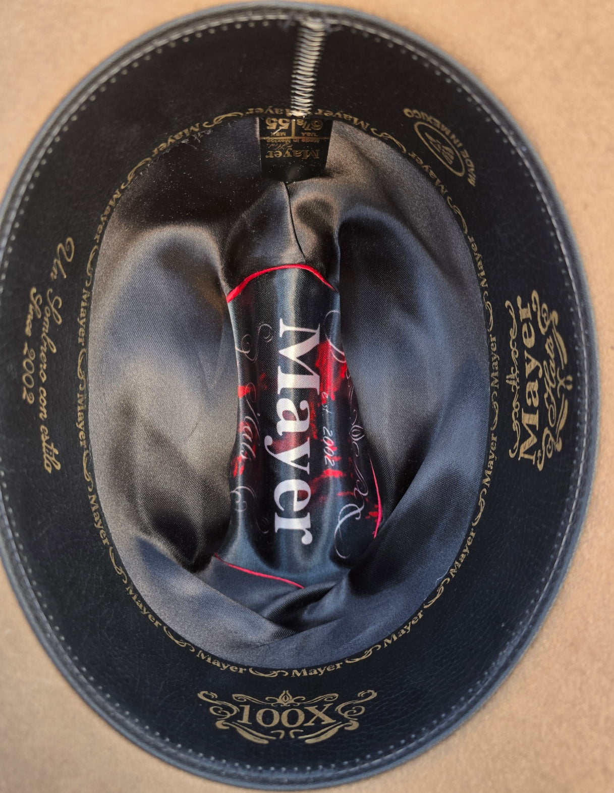 TEXANA (FELT HAT) MAYER 100X SINALOA COLOR BANANA