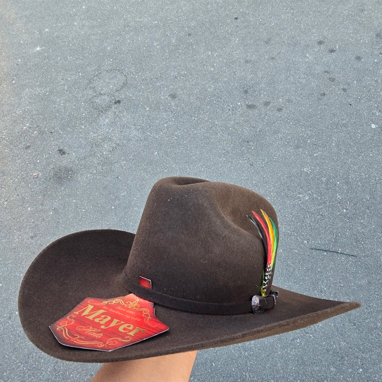 TEXANA (FELT HAT) MAYER 100X SINALOA COLOR CHOCOLATE