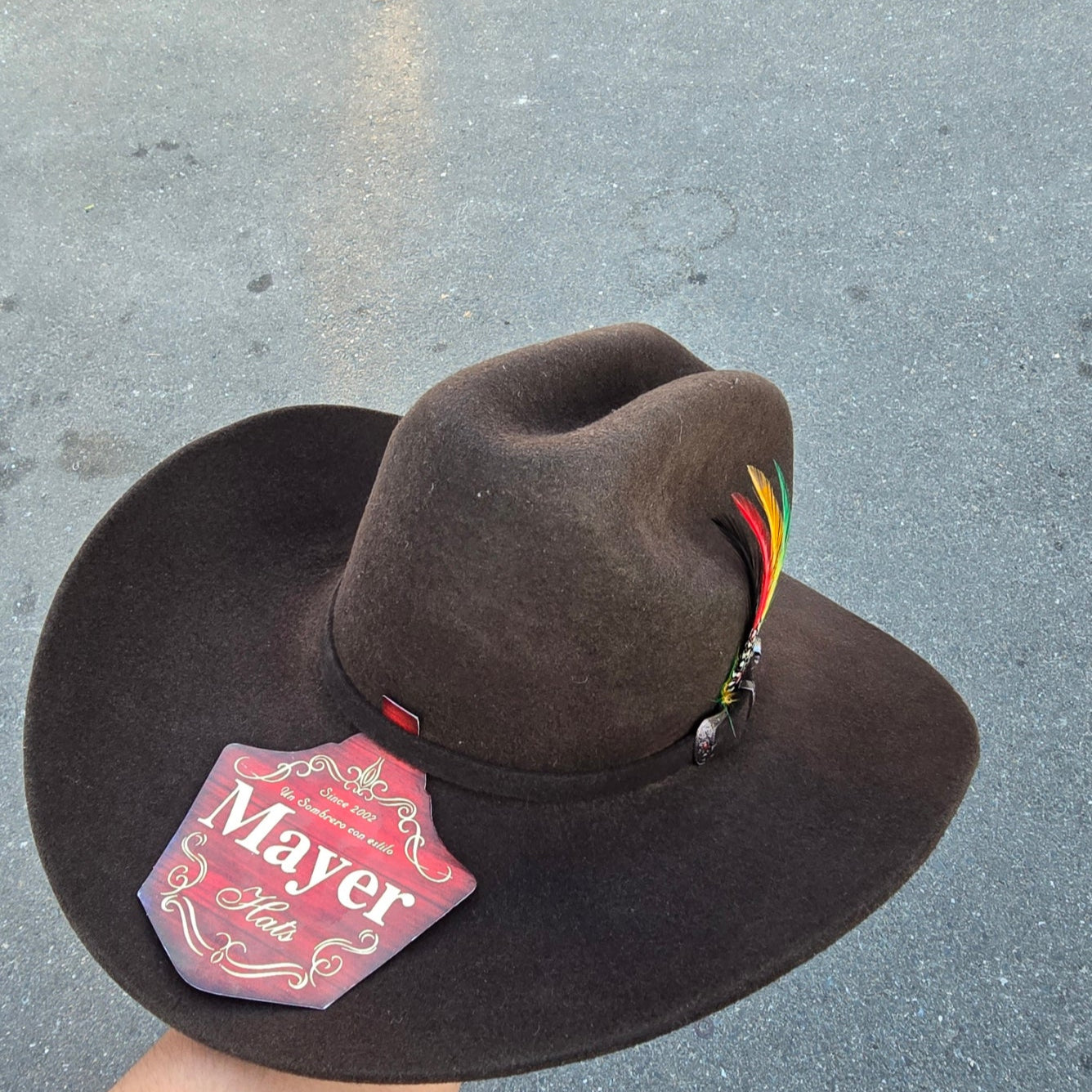 TEXANA (FELT HAT) MAYER 100X SINALOA COLOR CHOCOLATE