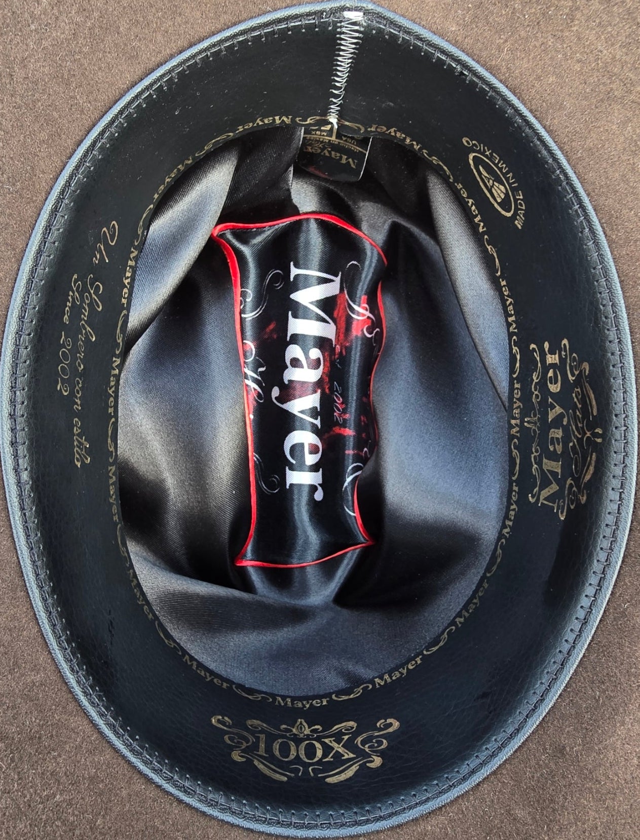 TEXANA (FELT HAT) MAYER 100X LAGOS COLOR CHOCOLATE