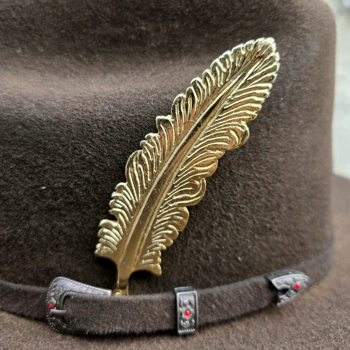 PLUMA DE ALPACA PARA TEXANAS O SOMBRERO VAQUERO
