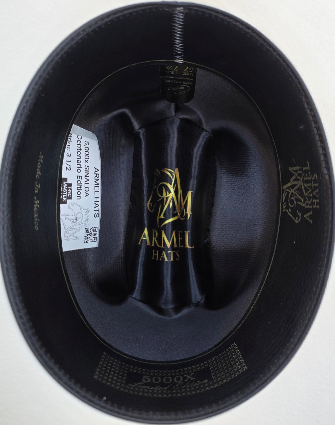 SOMBRERO SINALOA 5,000X CENTENARIO EDITION ALA 3.5 - ARMEL HATS