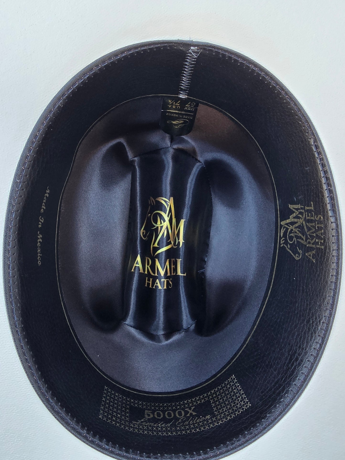 SOMBRERO SINALOA ARMEL HATS Avestruz Negro 5,000X