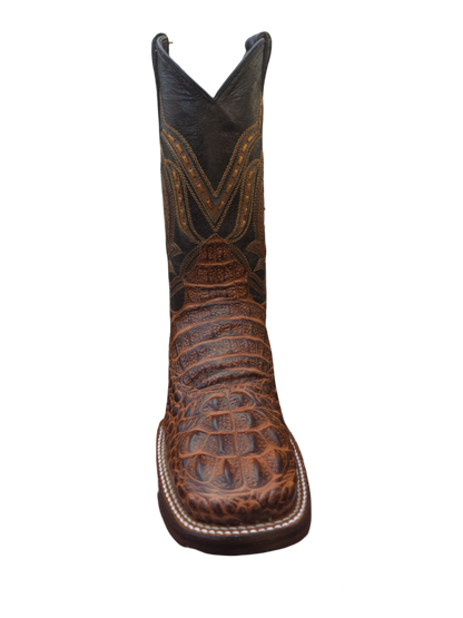 RED DIAMOND CAIMAN PRINT BOOT  Wide Square Toe Cowboy Boot