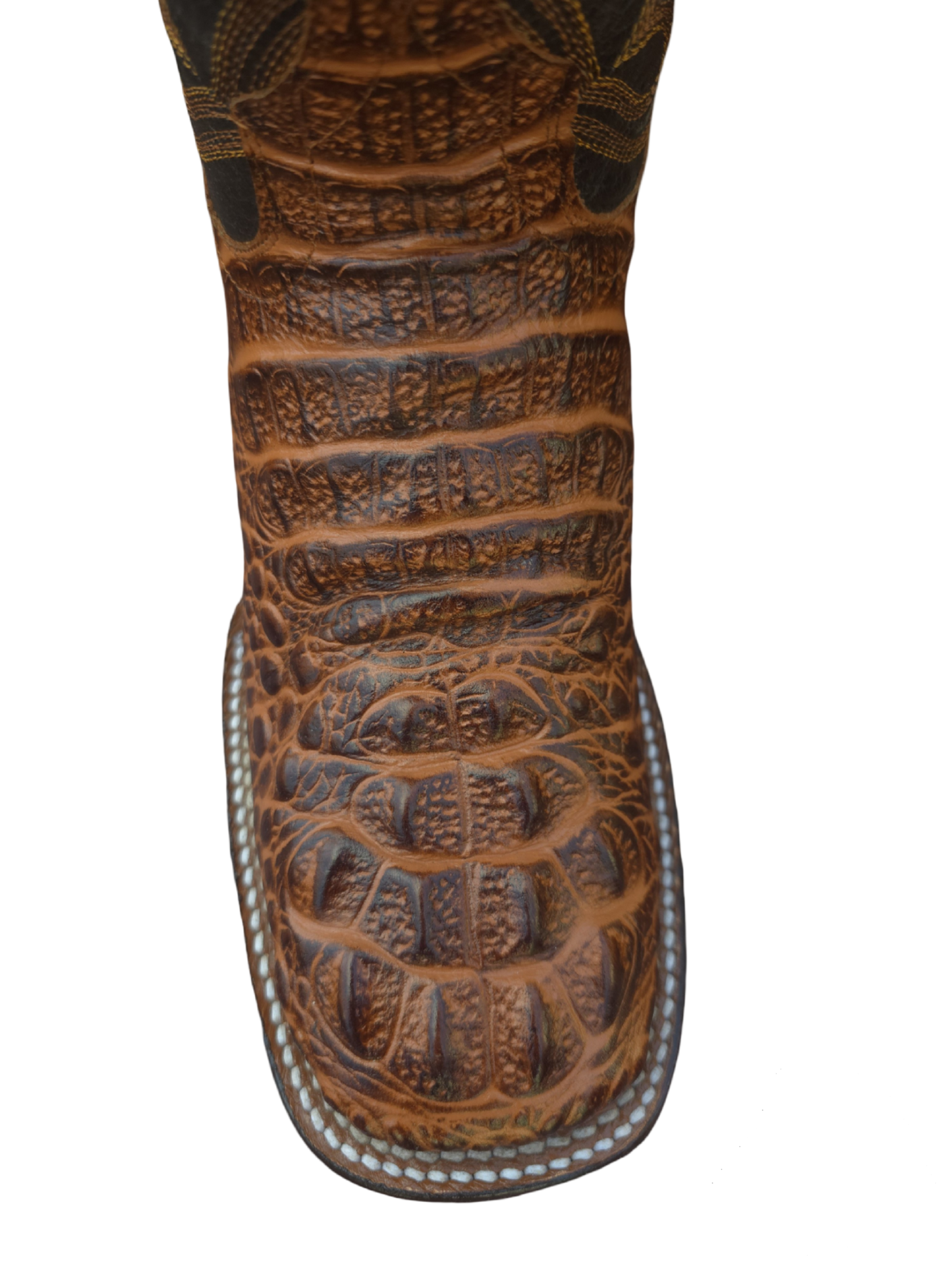 RED DIAMOND CAIMAN PRINT BOOT  Wide Square Toe Cowboy Boot