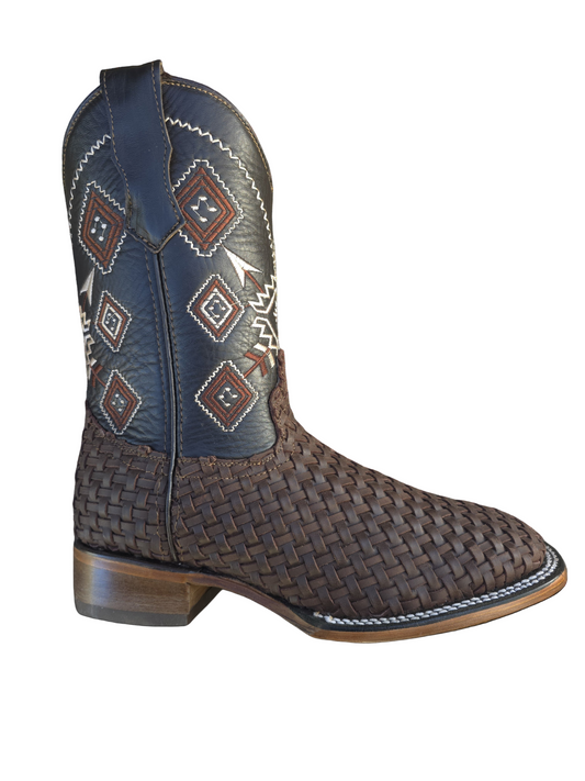 BOTAS DE PETATILLO COLOR CAFE (potrillo salvaje)