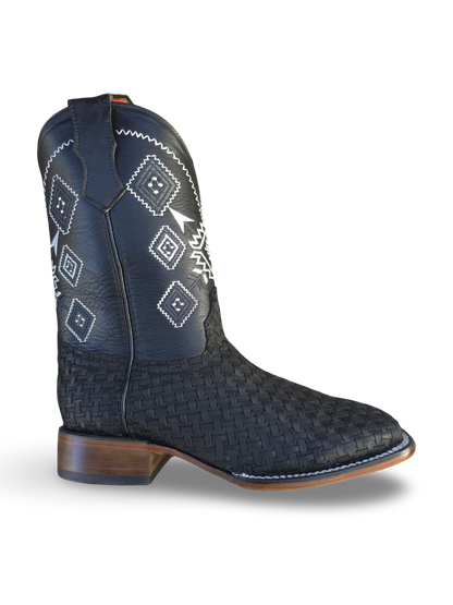 BOTAS DE PETATILLO COLOR NEGRO (potrillo salvaje)