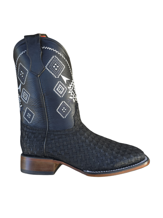 BOTAS DE PETATILLO COLOR NEGRO (potrillo salvaje)