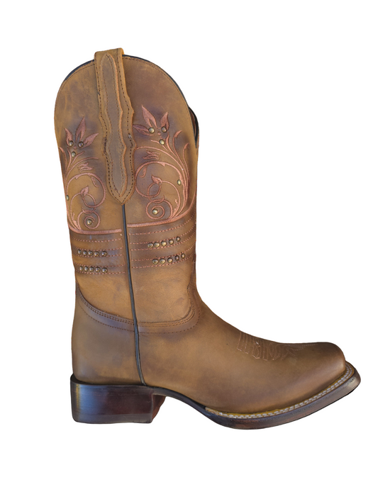 El General WOMEN'S Rodeo Boots - CRAZY MIEL
