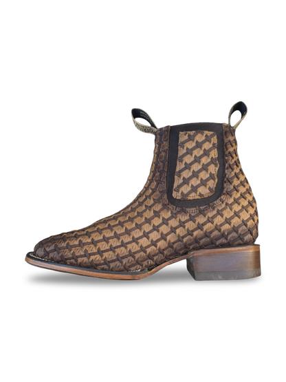 BOTIN DE PETATILLO/TAPETILLO COLOR MIEL (potrillo salvaje)