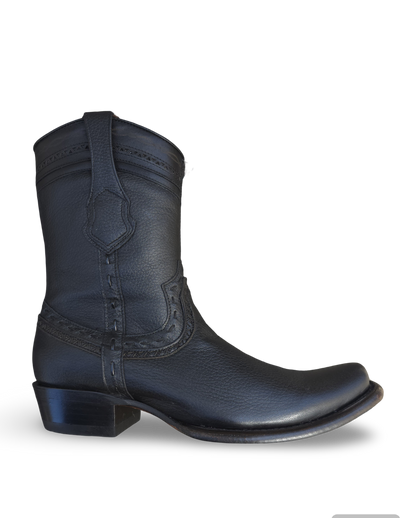 DUBAI BOOT SHORT DEER BLACKT (WILD WEST BOOTS)