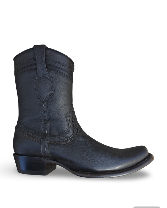 DUBAI BOOT SHORT DEER BLACKT (WILD WEST BOOTS)