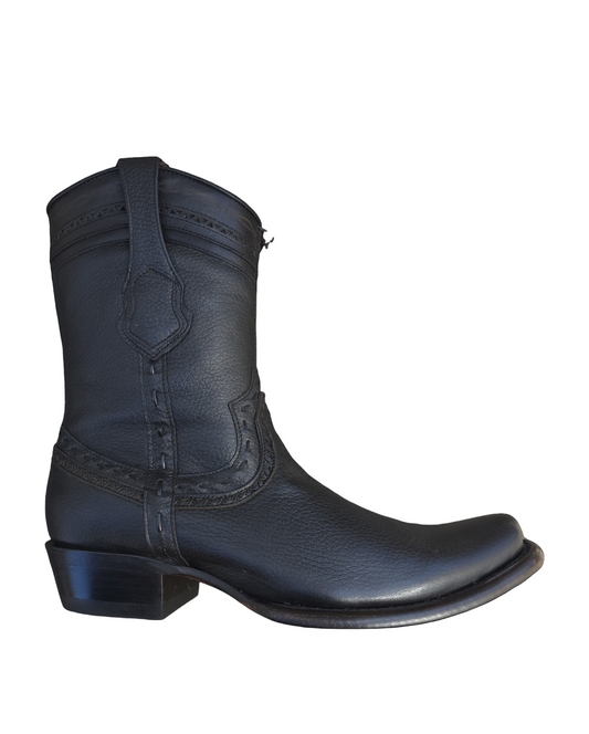 DUBAI BOOT SHORT DEER BLACKT (WILD WEST BOOTS)