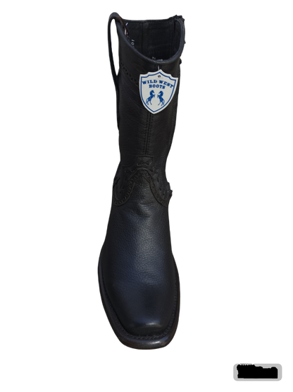 DUBAI BOOT SHORT DEER BLACKT (WILD WEST BOOTS)