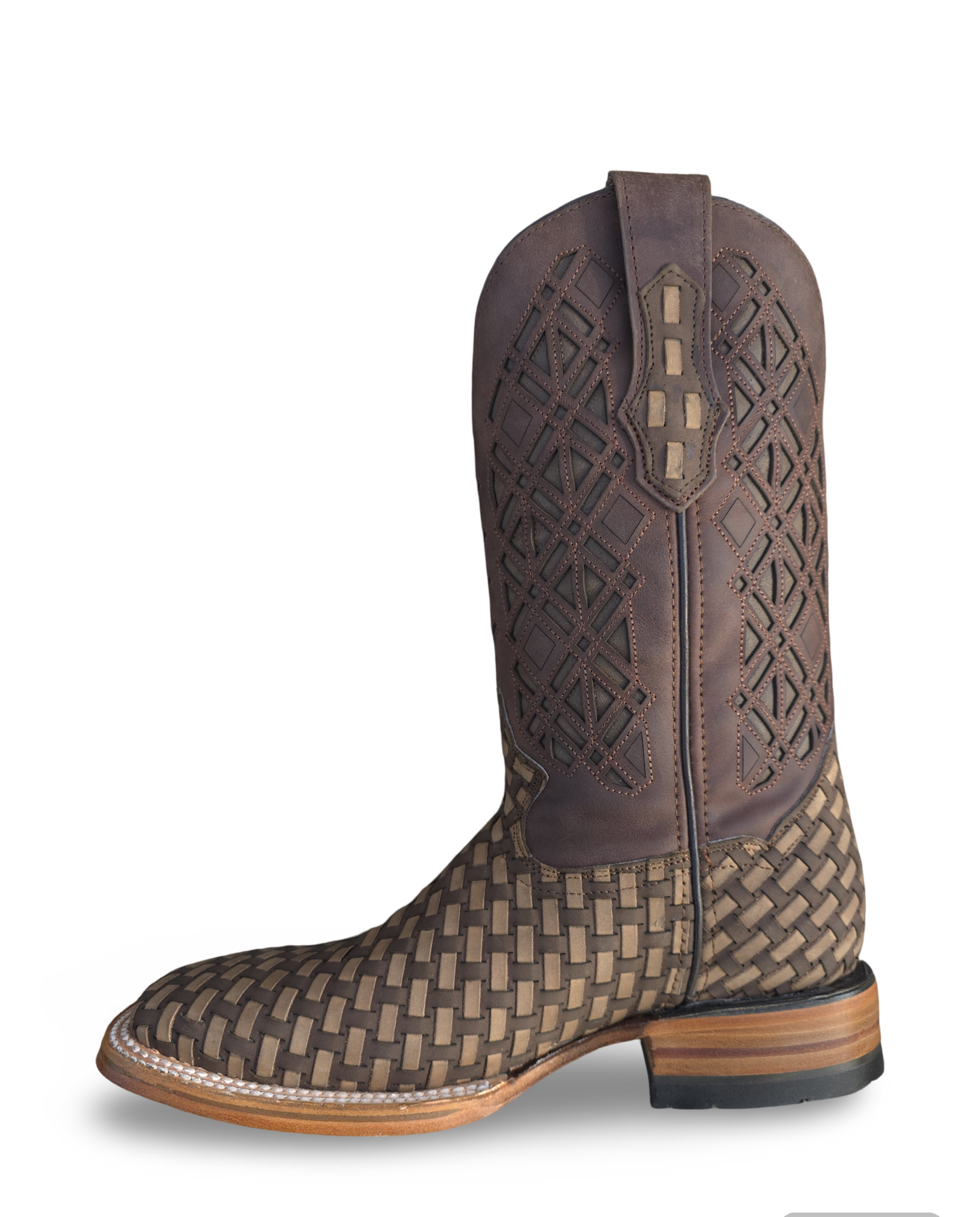 RED DIAMOND PETATILLO BOOT (MIEL) Wide Square Toe Cowboy Boot