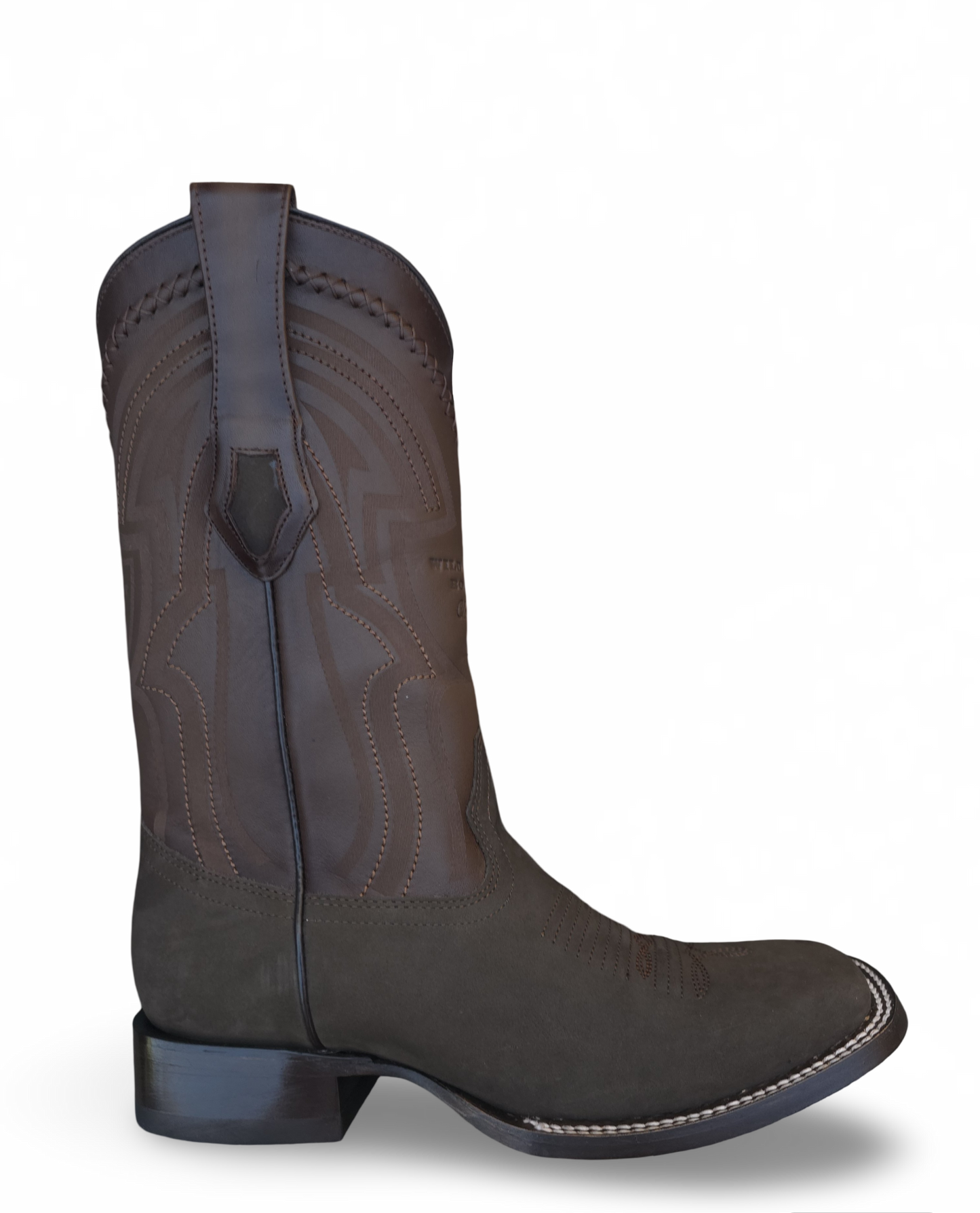 BOTAS VAQUERAS WILD WEST NOBUCK (GAMUZA) CAFE