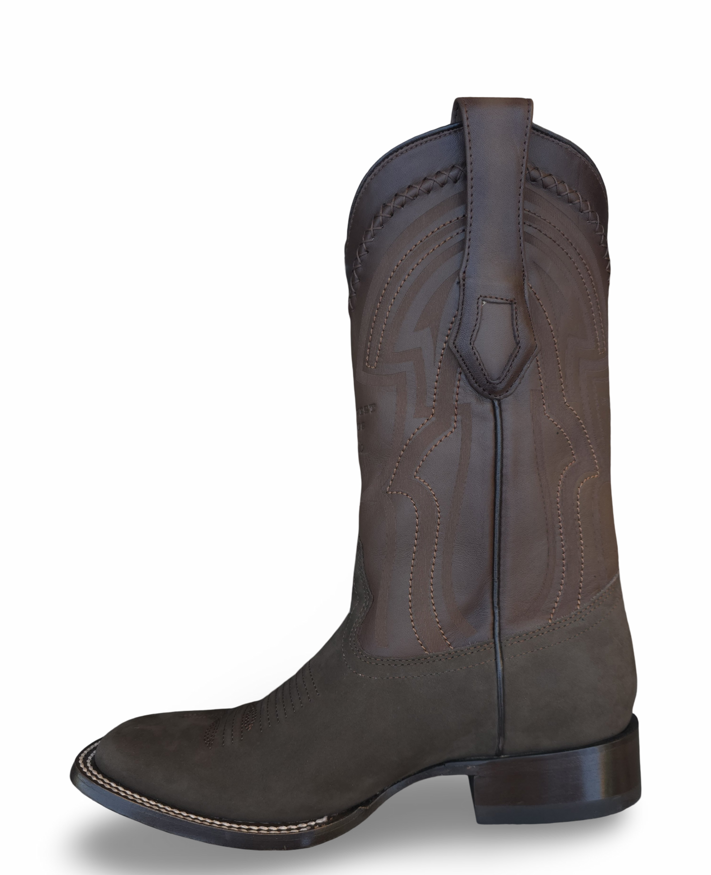 BOTAS VAQUERAS WILD WEST NOBUCK (GAMUZA) CAFE