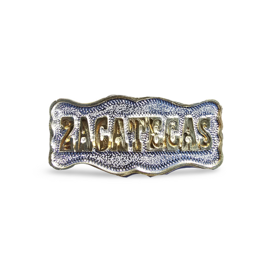 PLACA PARA SOMBREROS Y TEXANAS (ZACATECAS)