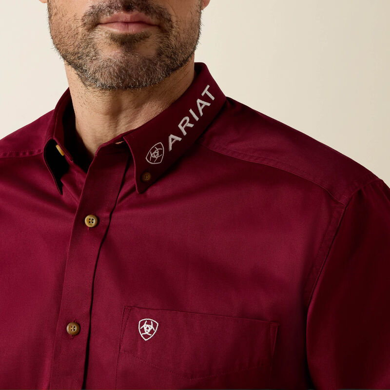 Ariat Men's Team Logo Twill Classic Fit Shirt