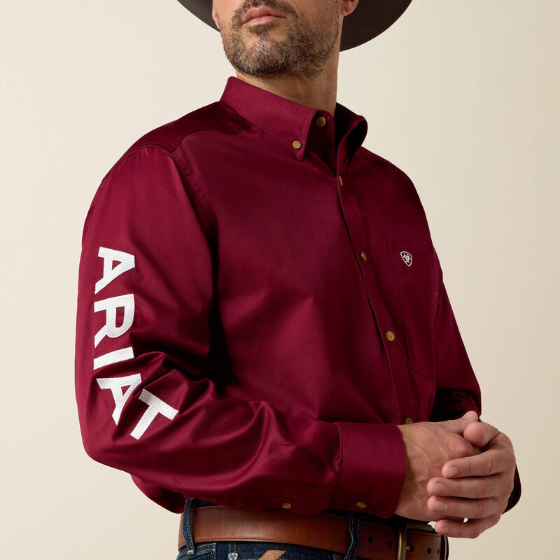 Ariat Men's Team Logo Twill Classic Fit Shirt