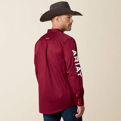 Ariat Men's Team Logo Twill Classic Fit Shirt