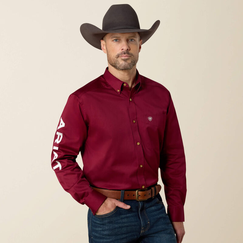 Ariat Men's Team Logo Twill Classic Fit Shirt