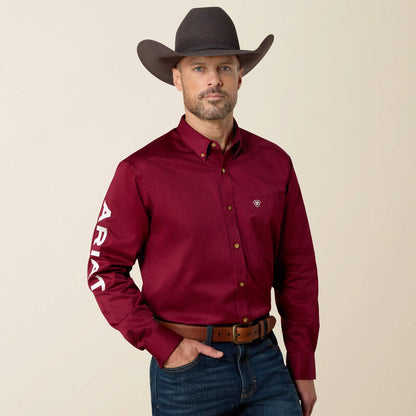 Ariat Men's Team Logo Twill Classic Fit Shirt
