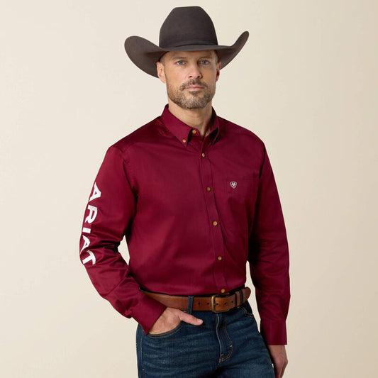 Ariat Men's Team Logo Twill Classic Fit Shirt