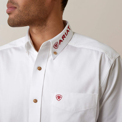 Ariat Men's Mexico Logo Twill Classic Fit Shirt