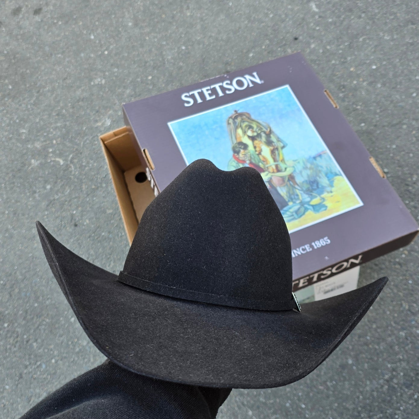 STETSON SKYLINE 6X BLACK
