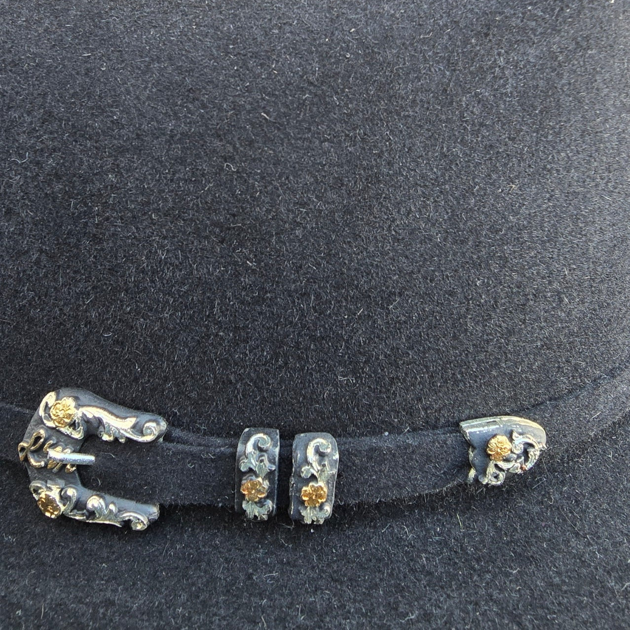 LARRY MAHAN'S 10X COWBOY FELT HAT BLACK