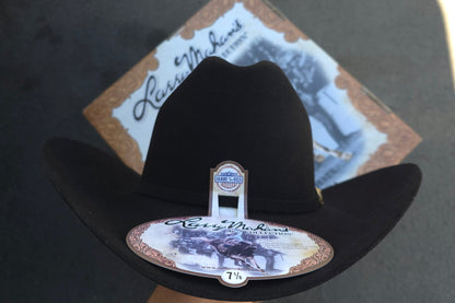 LARRY MAHAN'S 30X COWBOY FELT HAT BLACK