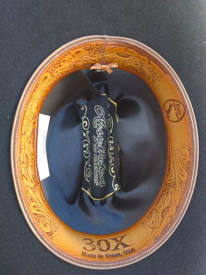 LARRY MAHAN'S 30X COWBOY FELT HAT BLACK