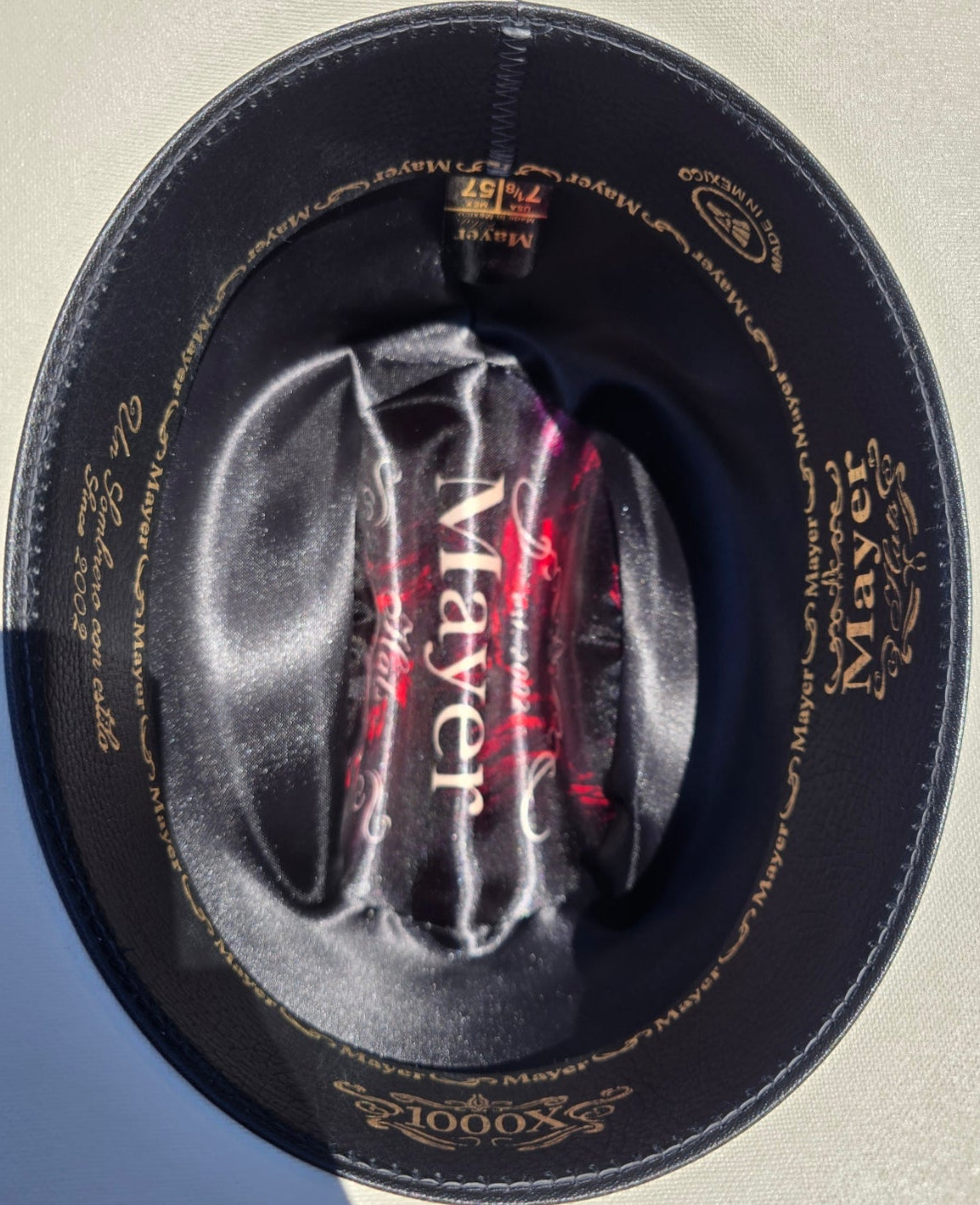 SOMBRERO 1000X ESTILO FANTASMA TELAR (MAYER HATS)