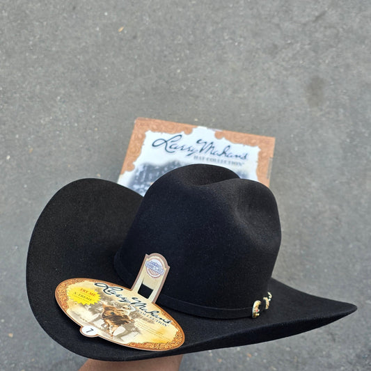 LARRY MAHAN'S 6X COWBOY FELT HAT BLACK