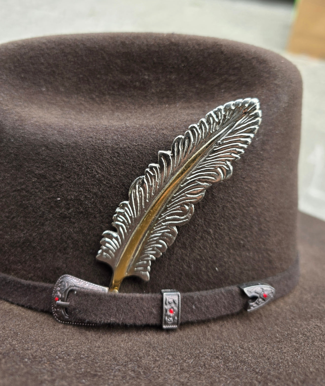 PLUMAS DE ALPACA PARA TEXANAS O SOMBRERO VAQUERO
