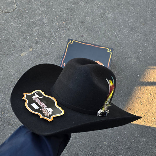 TEXANA (FELT HAT) TENNESSEE 100X TEXAS COLOR NEGRA