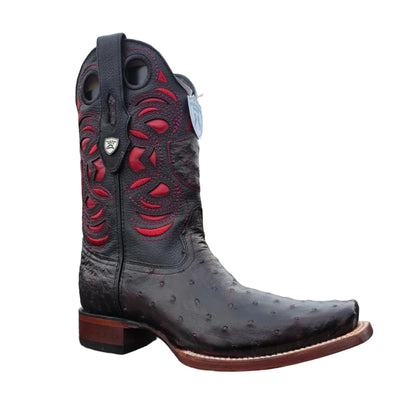 BOTAS DE VESTRUZ ORIGINAL BLACK CHERRY PUNTA RODEO