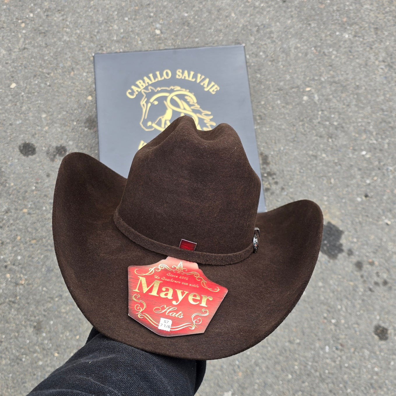 TEXANA (FELT HAT) MAYER 100X LAGOS COLOR CHOCOLATE