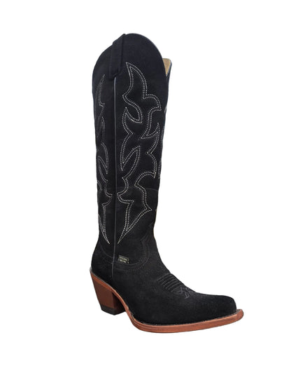 BOTAS ALTAS REYME 858 GAMUSA NEGRO