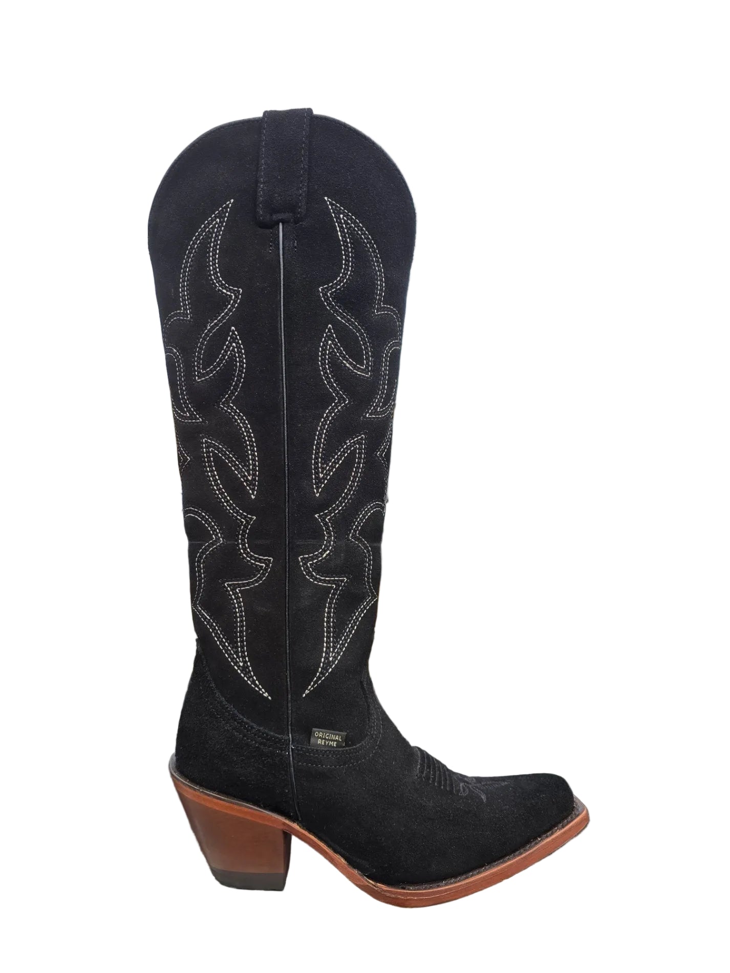 BOTAS ALTAS REYME 858 GAMUSA NEGRO