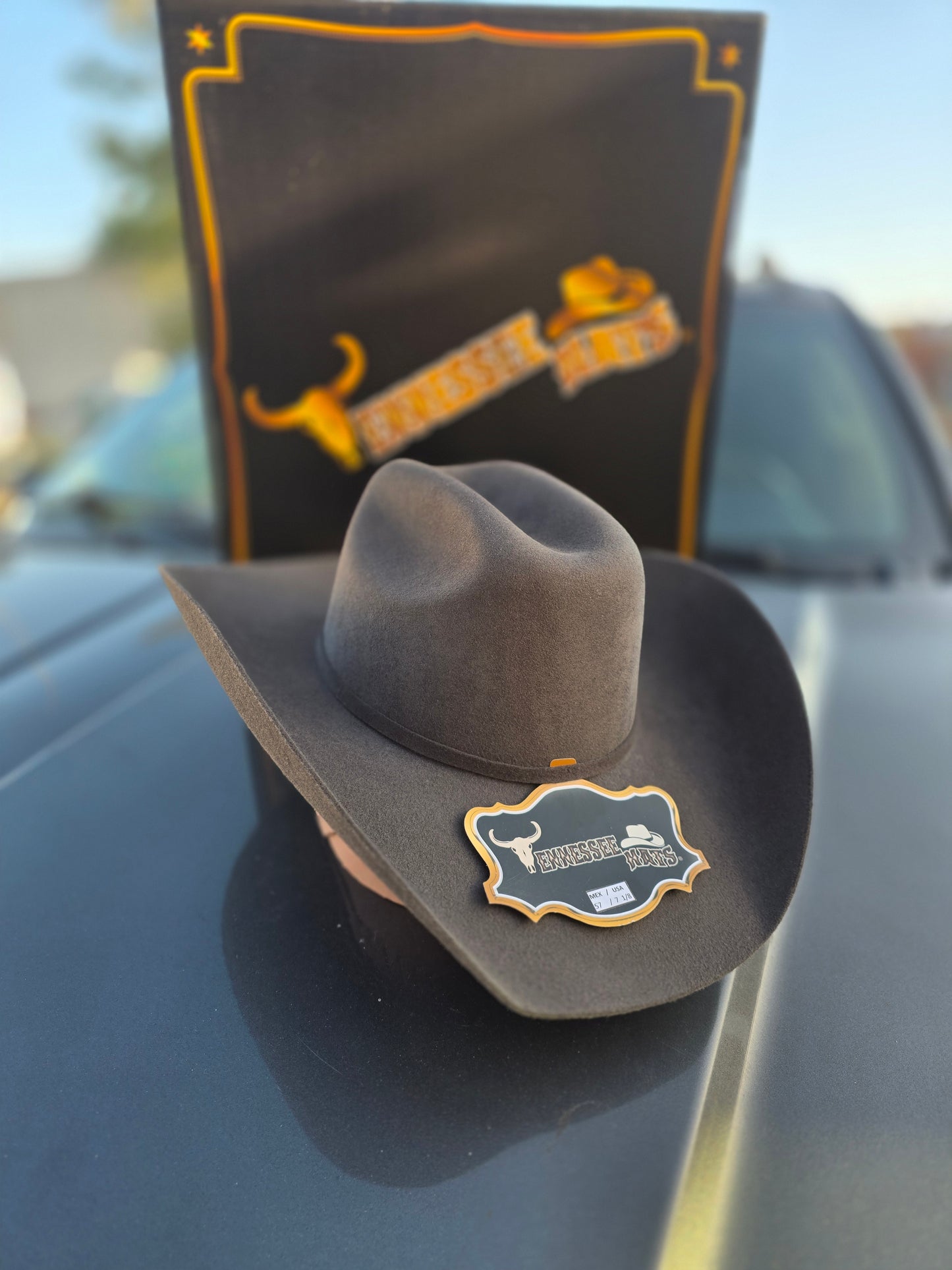 TEXANA (FELT HAT) TENNESSEE 100X MAVERICK COLOR GRANITE