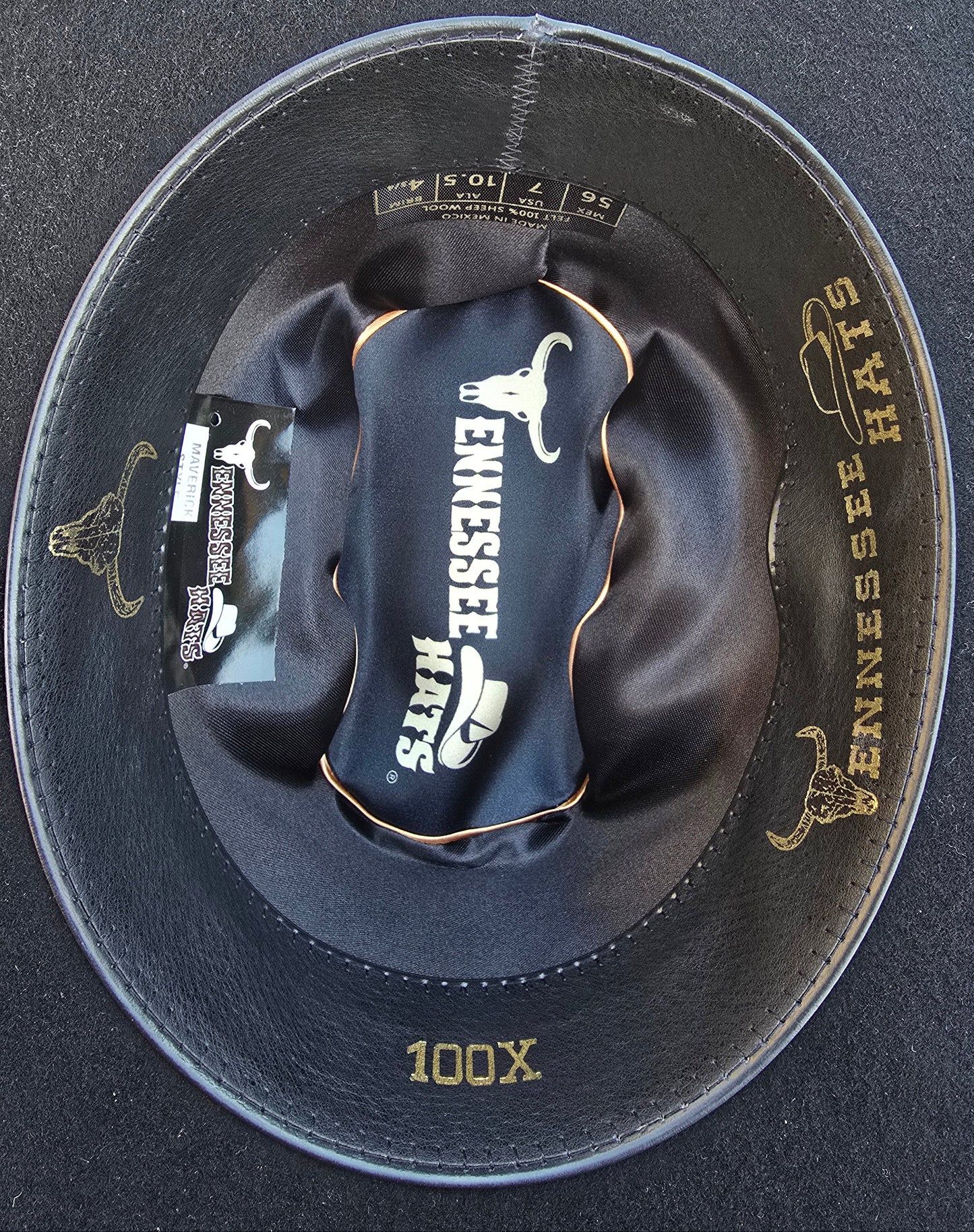 TEXANA (FELT HAT) TENNESSEE 100X MAVERICK COLOR NEGRO