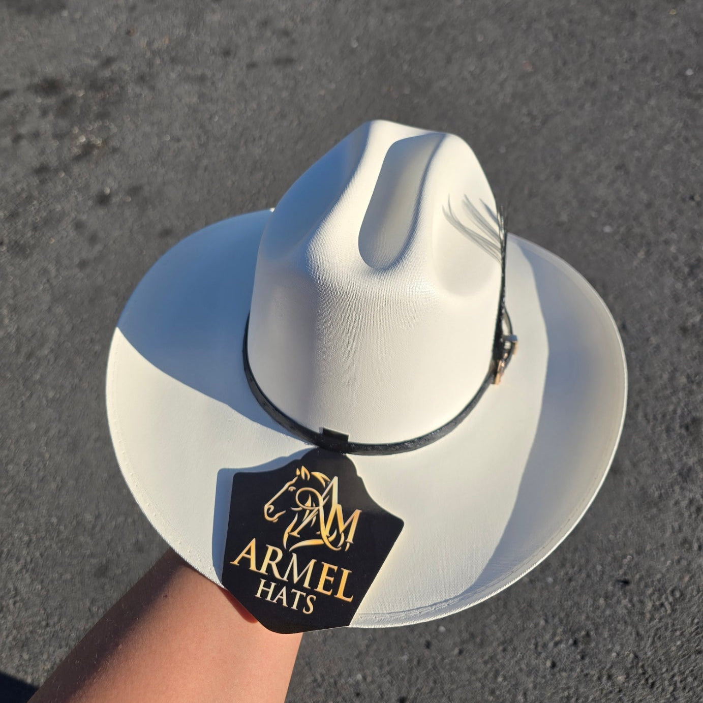 SOMBRERO SINALOA ARMEL HATS Avestruz Negro 5,000X