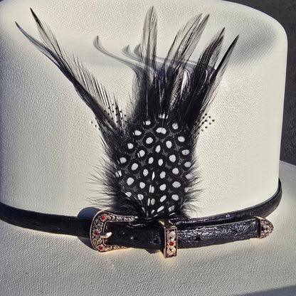 SOMBRERO SINALOA ARMEL HATS Avestruz Negro 5,000X