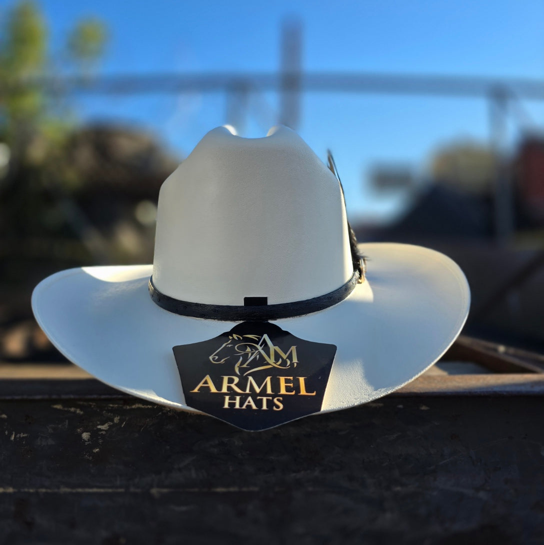 SOMBRERO SINALOA ARMEL HATS Avestruz Negro 5,000X