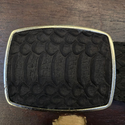BLACK PHYTON PRINT BELT